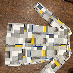 Armani Exchange Multicolor Geometric Dress